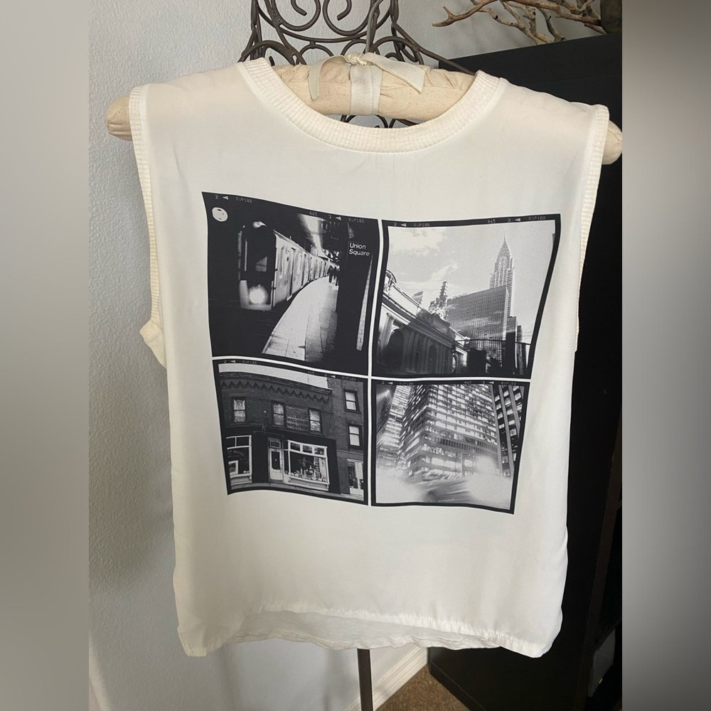 Vintage Zara. New York Muscle Tee